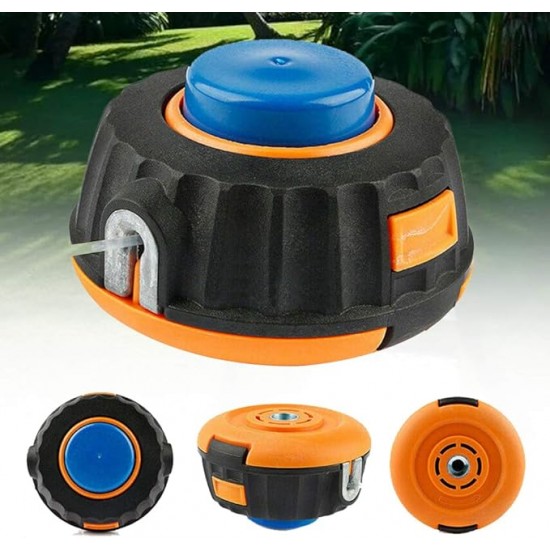 Tambur motocoasa automat, cap buton ALBASTRU M10X1,25 { huz mic orange}, CRAFT-TEC MX147